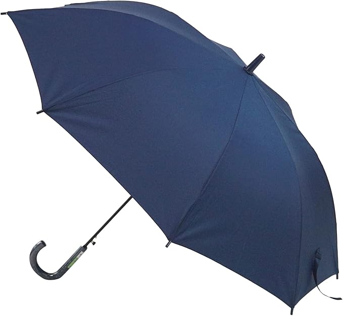 attain 长伞 雨伞 使用玻璃纤维伞骨 伞骨 58厘米 藏青色 1075